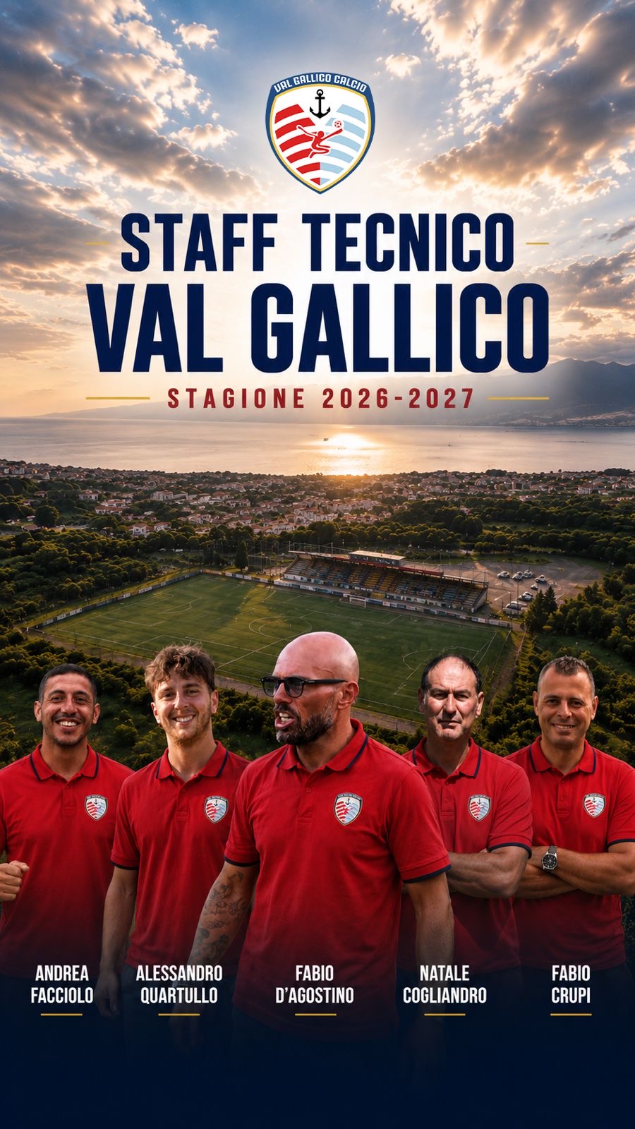 Pronto il nuovo Staff